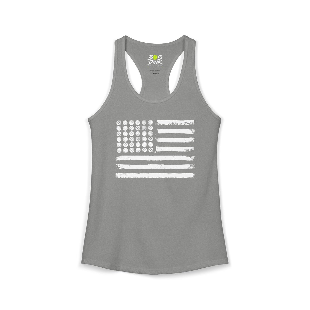 America Loves Pickleball Racerback T