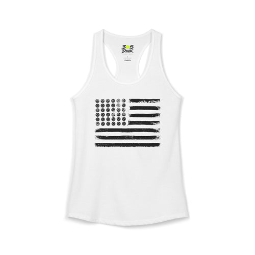 America Loves Pickleball Racerback T