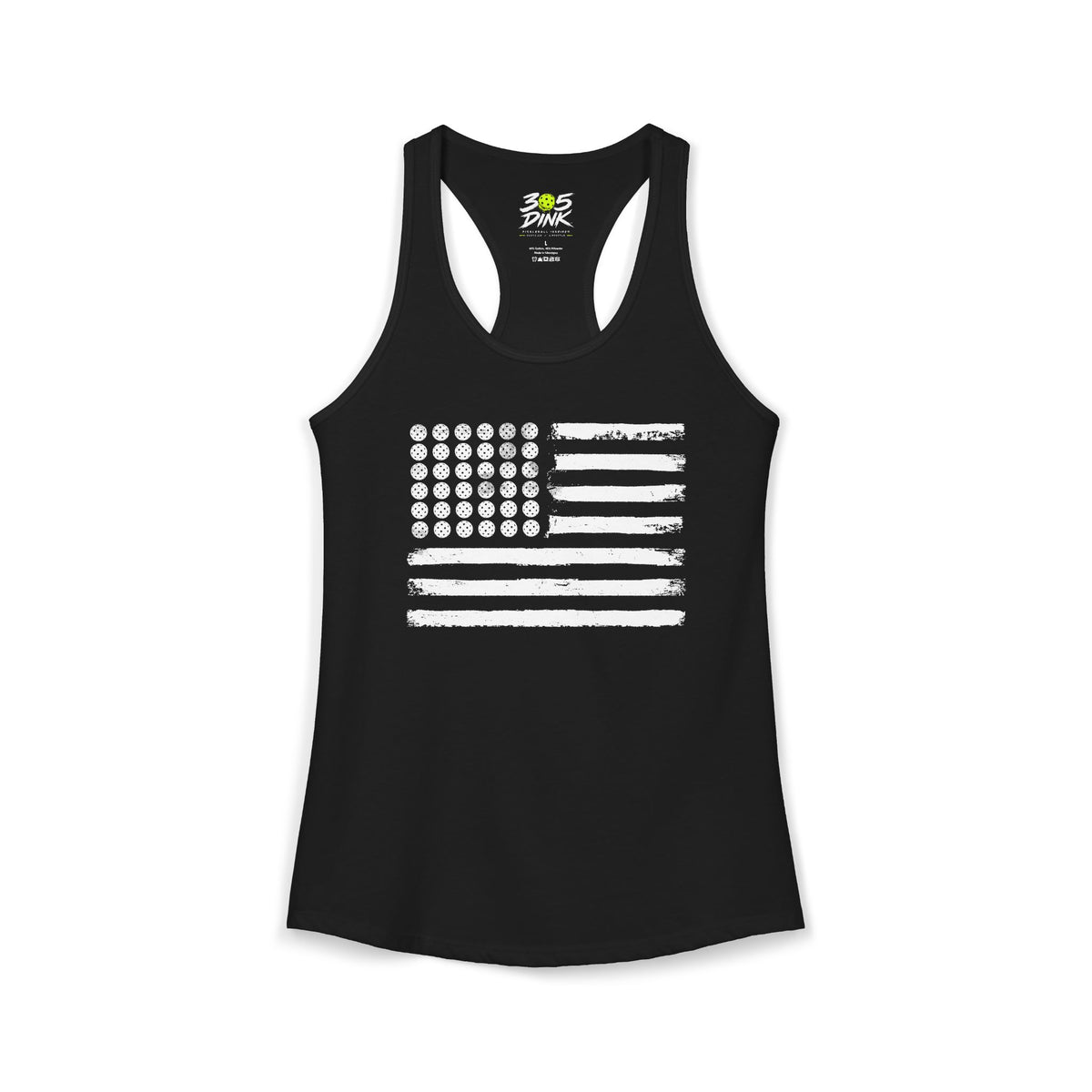 America Loves Pickleball Racerback T