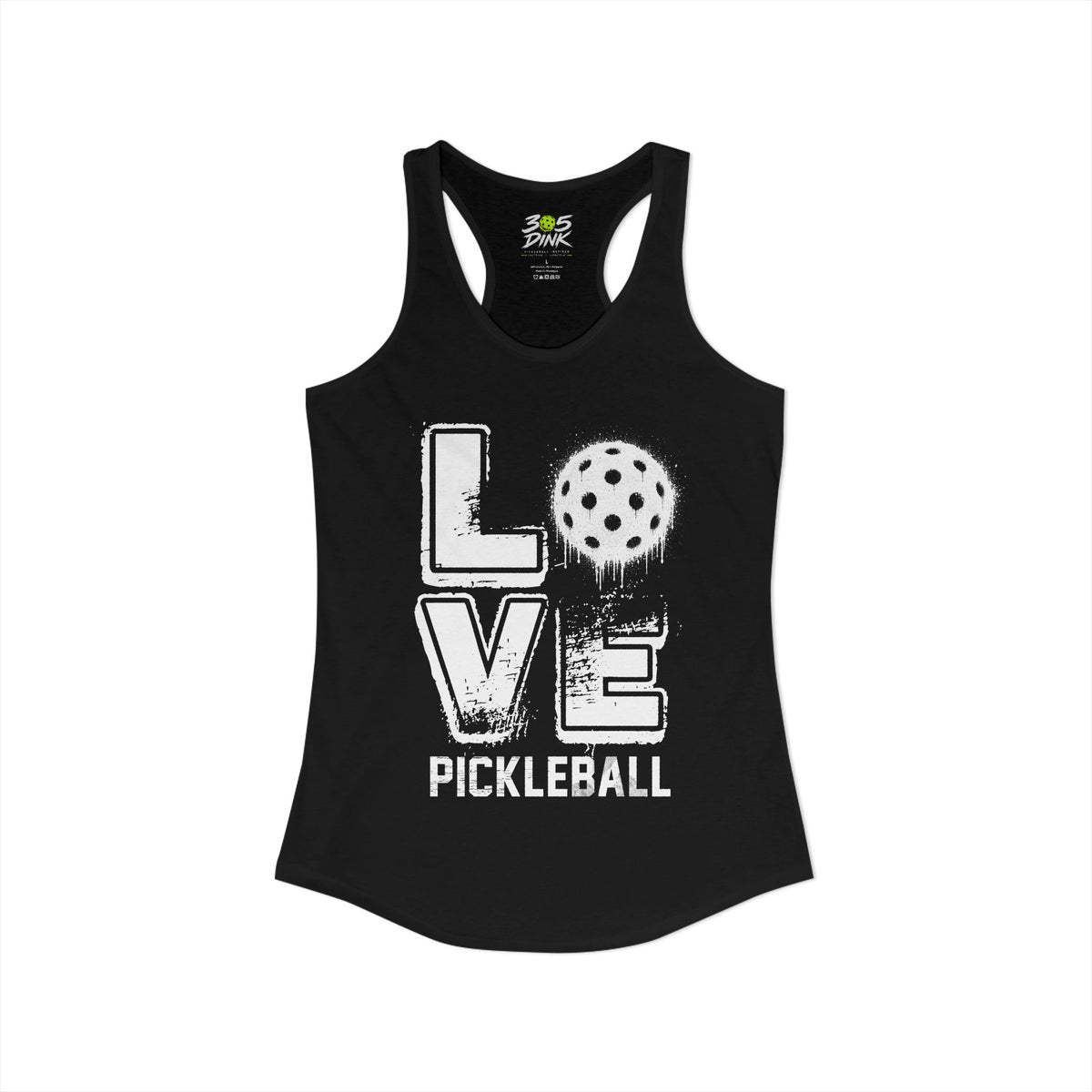 LOVE Pickleball Racerback T